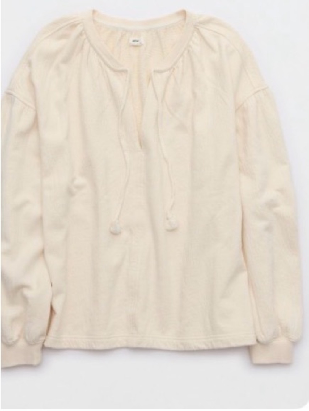 Aerie women’s natural color sweatshirt